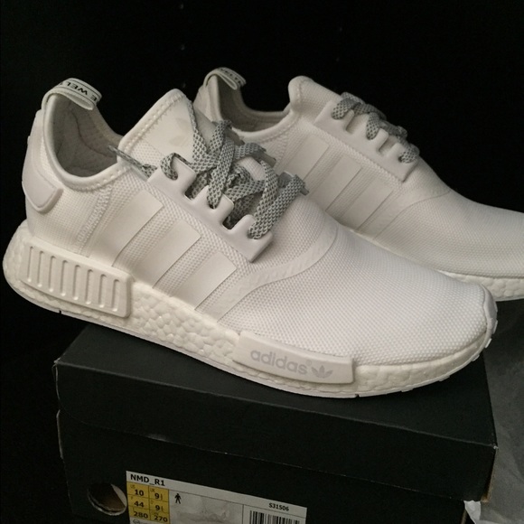 Triple White Adidas NMD