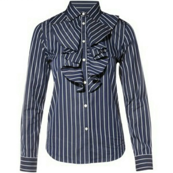Ralph Lauren pinstripe blouse