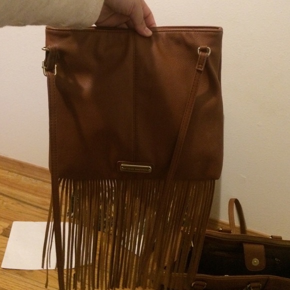 Steve Madden brown fringe bag! - Picture 1 of 4