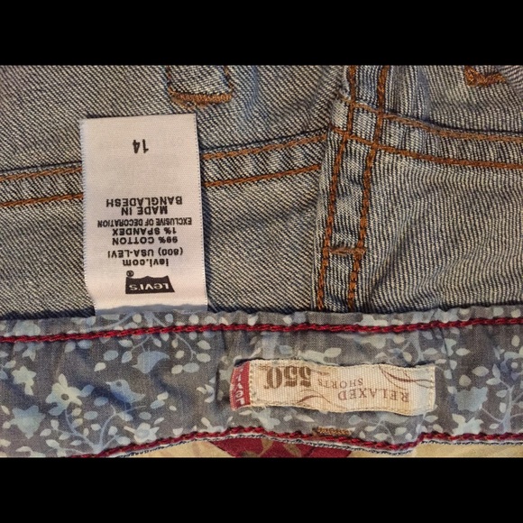 Denim shorts