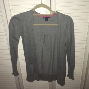 Gap Kids gray button up sweater
