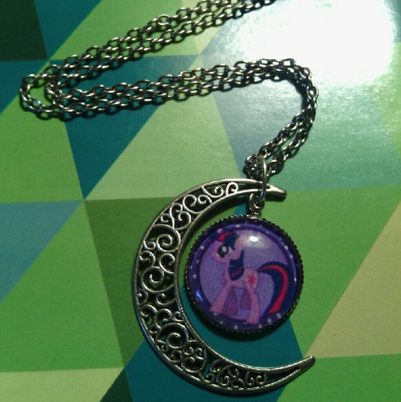 My Little Pony Twilight Sparkle Moon Necklace