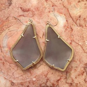 Kendra Scott Alex Earrings in Gray