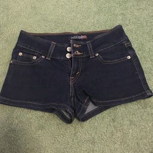Dark Wash Levi's shorts