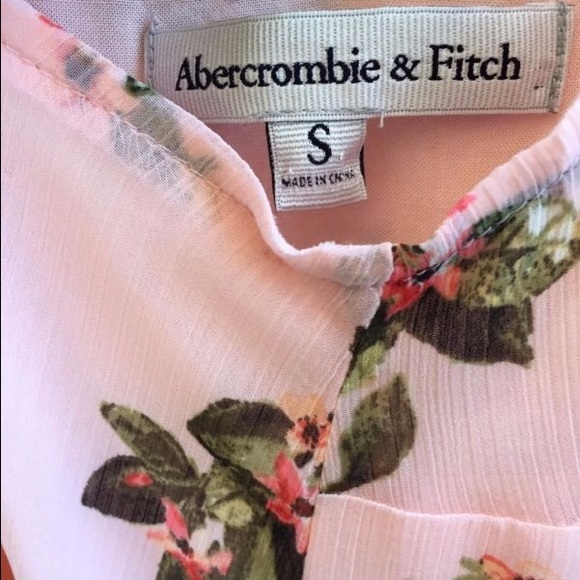A&F Pink Floral Spaghetti Strap Dress - Picture 2 of 4