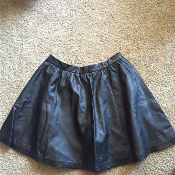 Leather skirt H&M