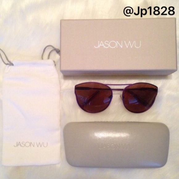 NIB Jason Wu Purple Aviator Sunglasses