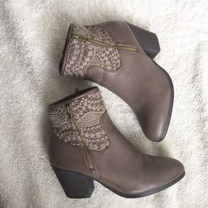 Brown Ankles Booties