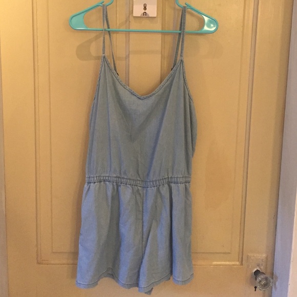 Denim Romper