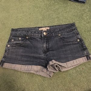 Medium Wash Shorts