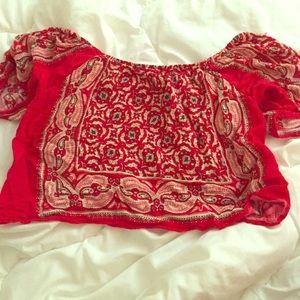 Forever 21 off the shoulder top