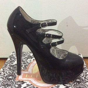 Mary Jane platform Heels