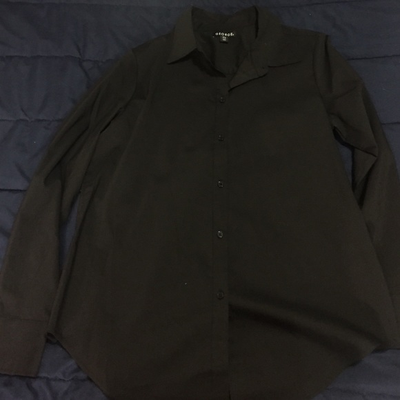 black button down