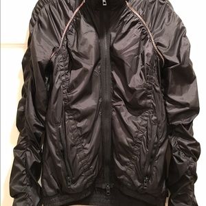 Stella McCartney adidas black rain jacket