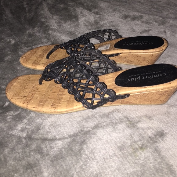 Predictions Shoes Comfort Plus By Low Wedge Sandals Poshmark