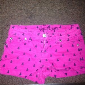 Pink shorts