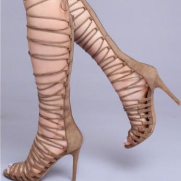 Amsterdam Lace Up Heel