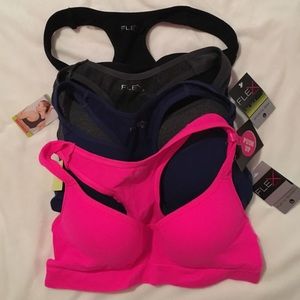 ✨4-Pack NWT Racerback PushUp Sports Bras
