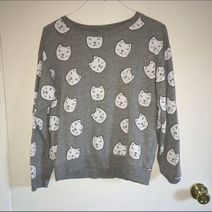 H&M cat sweater
