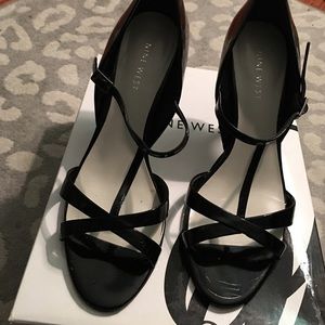 Nine West black heels size 6 1/2