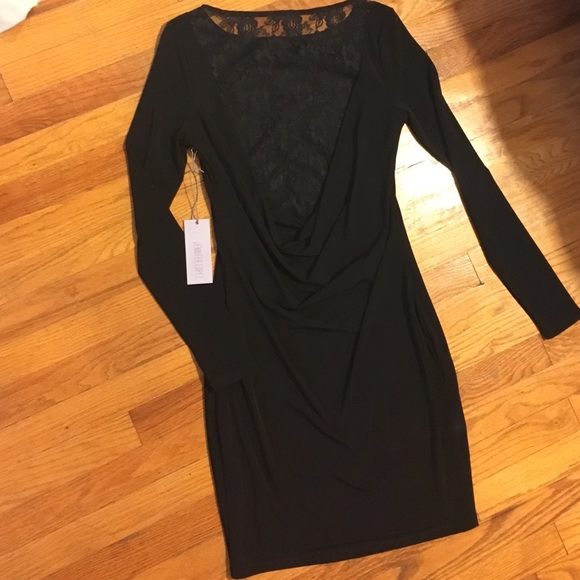 Black Lace Dress - Picture 2 of 4