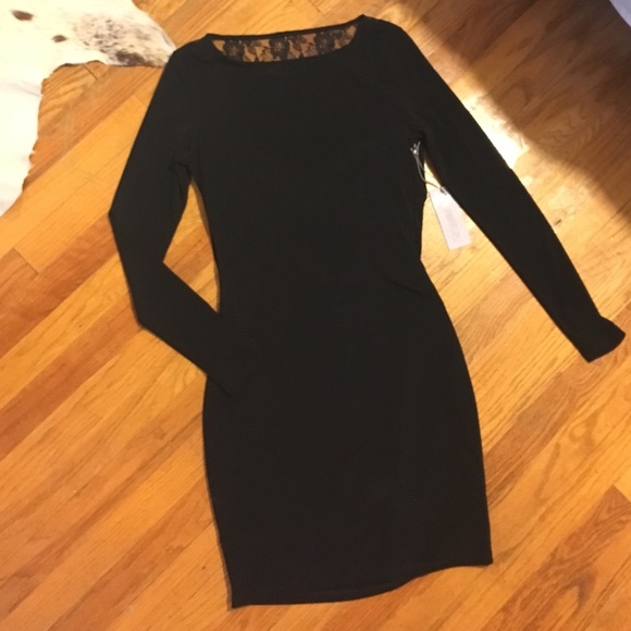 Black Lace Dress - Picture 3 of 4