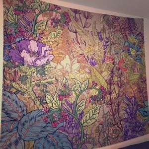 Floral Wall Tapestry
