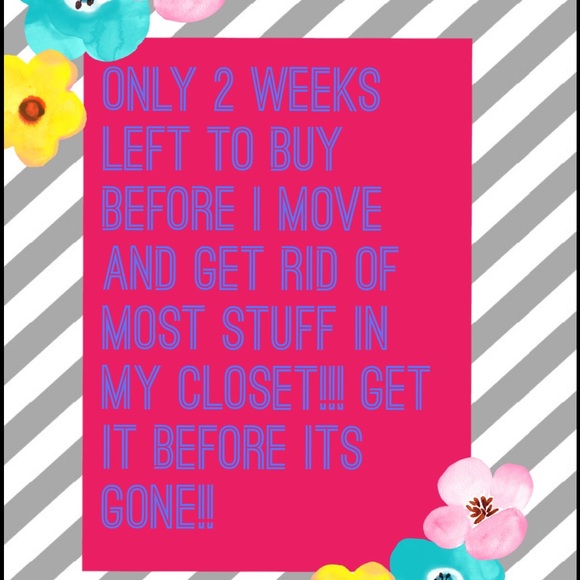 MOVING SALE!!✈️💙✈️