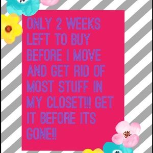 MOVING SALE!!✈️💙✈️