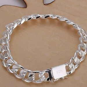 Sterling Silver 925 Men's Bracelet
