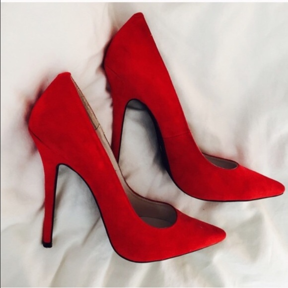 Jeffrey Campbell Red Pumps