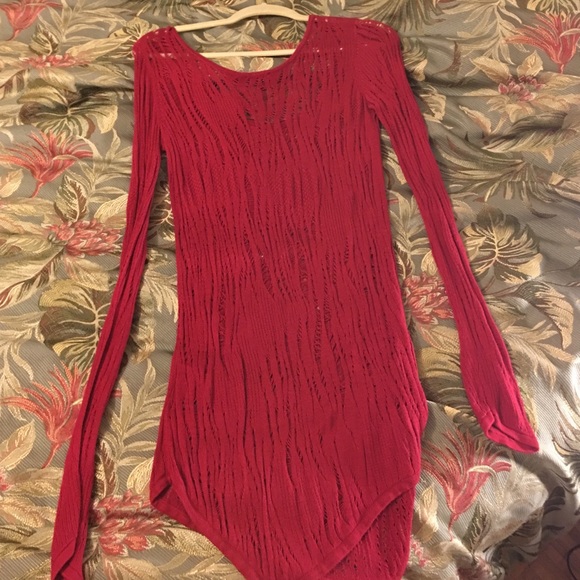 Express red sweater large - Picture 3 of 4