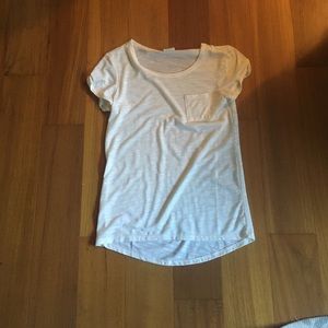Simple scoop neck tee