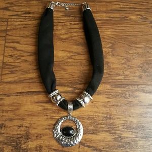 Black and Silver Necklace