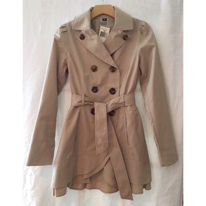 Guess Jeans Khaki Trench Coat