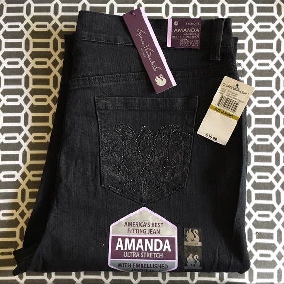 Gloria Vanderbilt Amanda jeans NWT