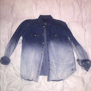 Demin washed button up