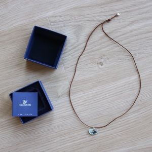 Swarovski Chrysolite Mini Fish Pendant