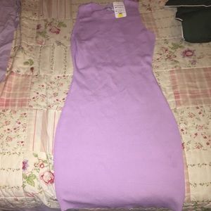 Purple glamorous body on dress never worn 70.00