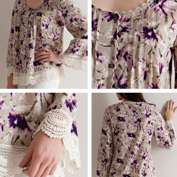 Floral Blouse❣️2 COLORS❣️ - Picture 4 of 4