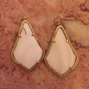 Kendra Scott Alex Earrings in White