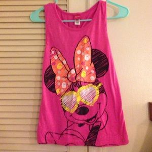 Minnie Mouse racer back tank