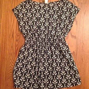 Black and white tunic