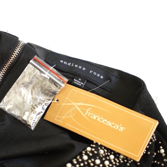 Francesca's Beaded Mini Skirt - Picture 3 of 4