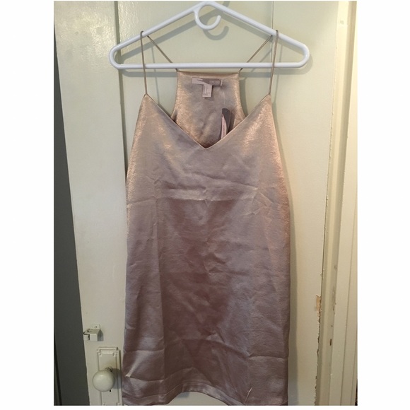 Forever 21 gold slip dress