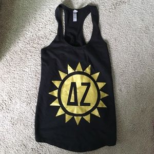 Delta Zeta "No bad days" tank top