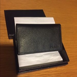 Prada Saffiano Business / Credit Card Holder