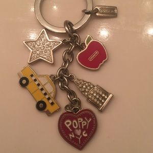 New York Coach keychain