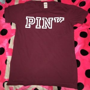 VS PINK CAMPUS TEE