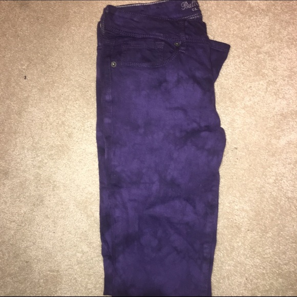 Hand Died Skinny Pants